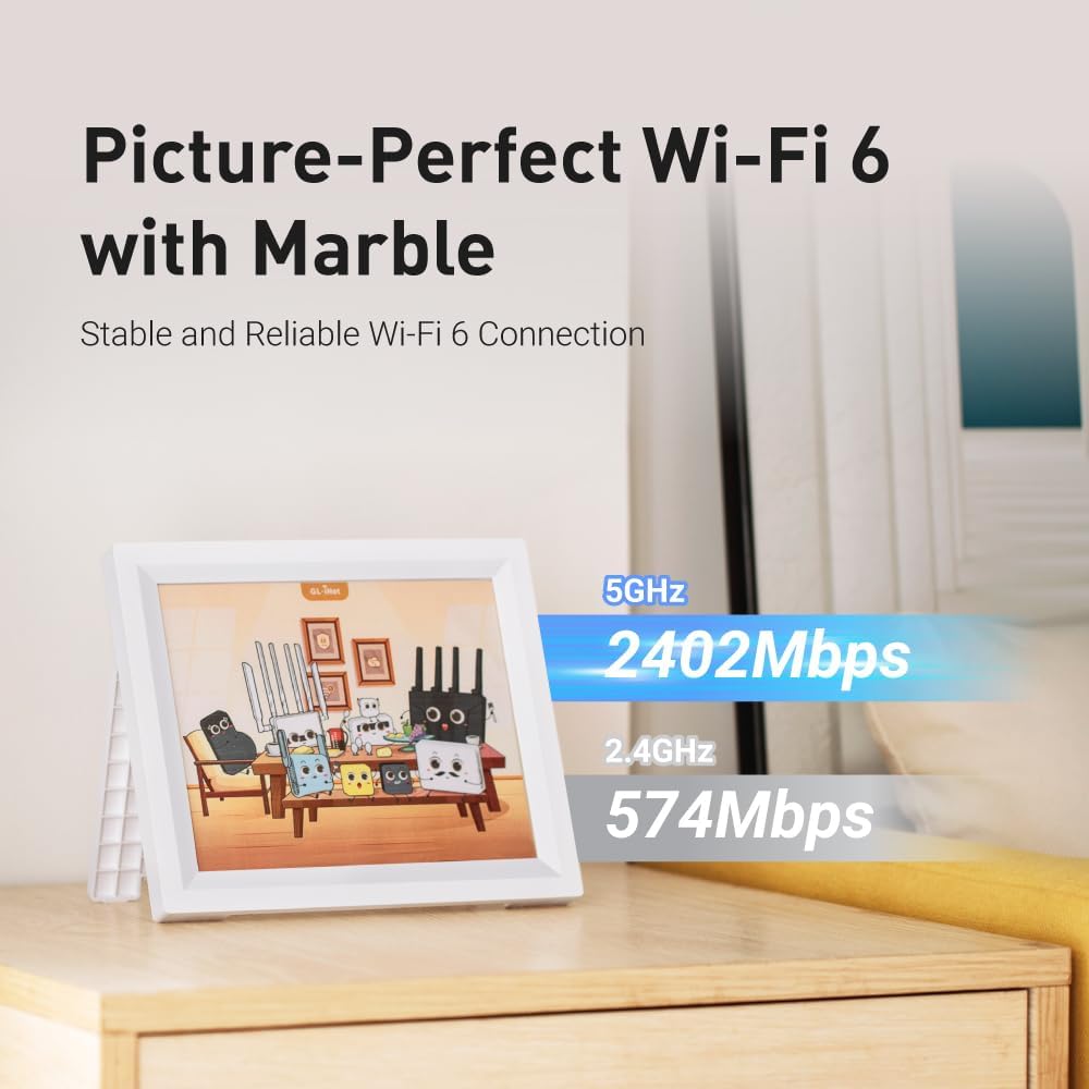 GL.iNet GL-B3000 (Marble) Wireless WiFi 6 Router Philippines | Ubuy