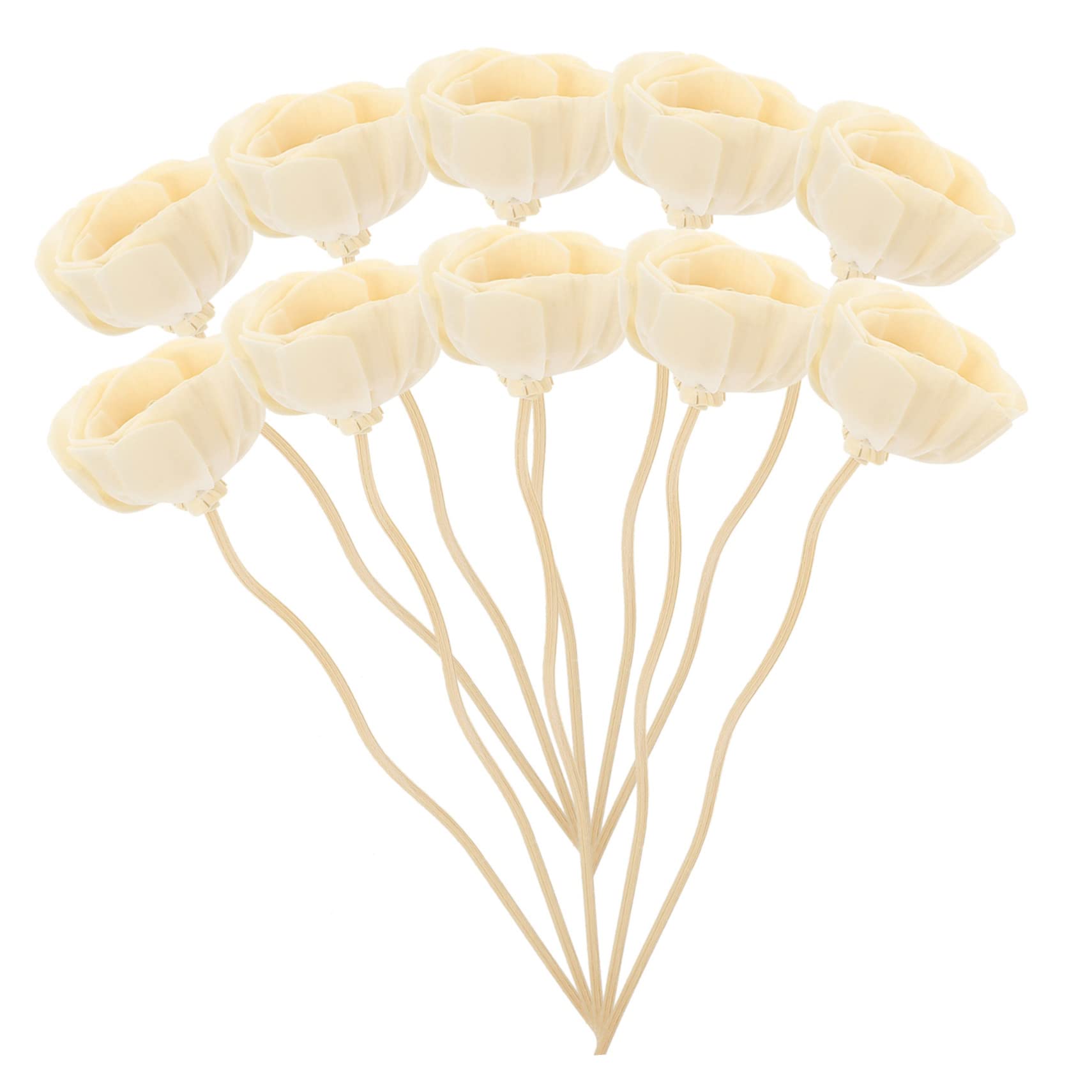 STOBAZA 40 STK Aromatherapie-Rattan Aromazerstäuber Diffusor Blumenstäbchen Behälter Nachfüllung Duft Stecker Öl Rattanstäbchen Nachfüllen Erfrischer Flasche Schilf Auto