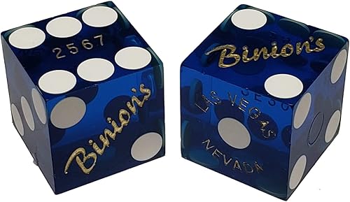 Miniatura 36 de Amplia selección de dados de 0.748 in - Auténtico casino de Las Vegas jugado a la mesa (Caesar's Palace (rojo pulido)) Palacio del César - Rojo
