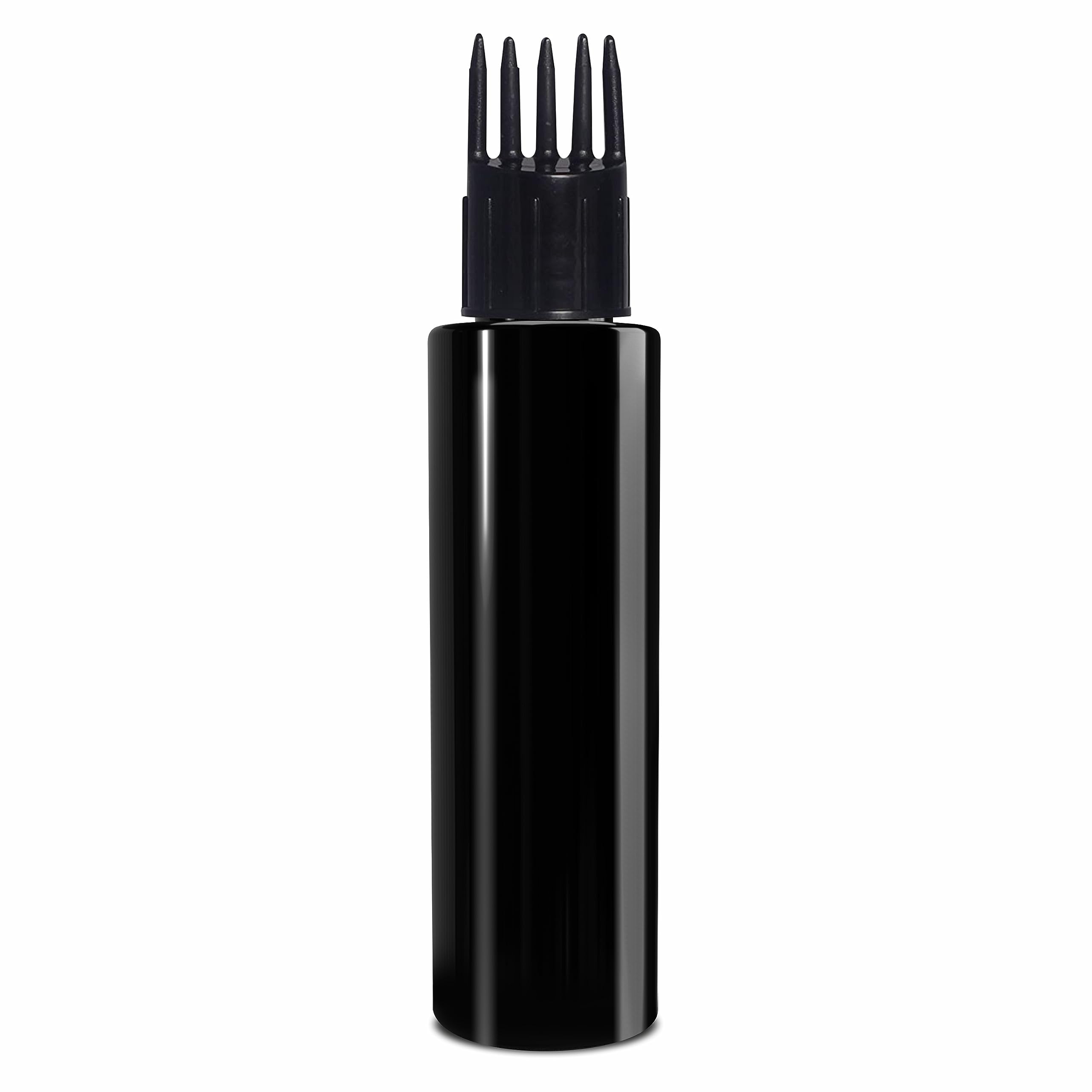 Zenvista Black Color Premium Empty Pet Bottles With Black Applicator Cap 200ML [ZMK38]-image-39