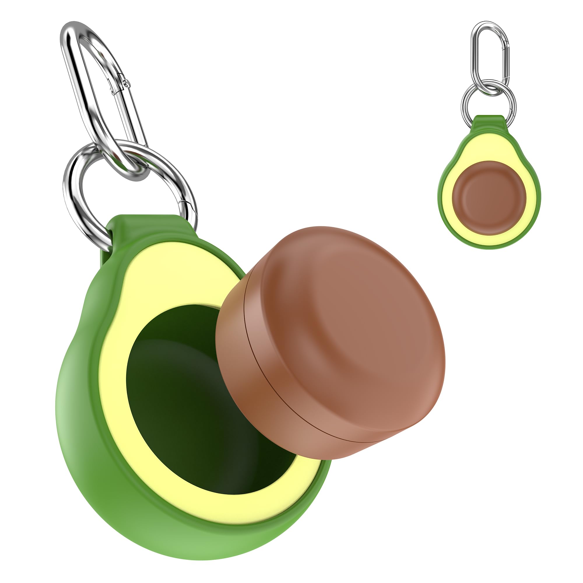 Genasmil Portable Keychain Pill Case