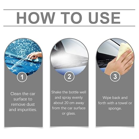 Nano Car Spray,Upgrade Cars Deep Scratch Repair Kitcars Scratch Repair Paste Polishing, with Wipe and Sponge,Suitable for All Vehicles and Surfaces (3PCS)
