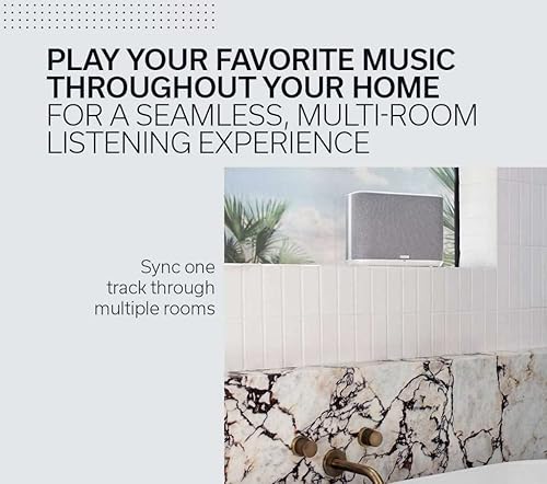 Vista 36 de Denon Home 150 NV Altavoz inalámbrico estéreo para el hogar (blanco), inalámbrico Bluetooth, tweeter de 1 pulgada, woofer de 3.5 pulgadas, HEOS