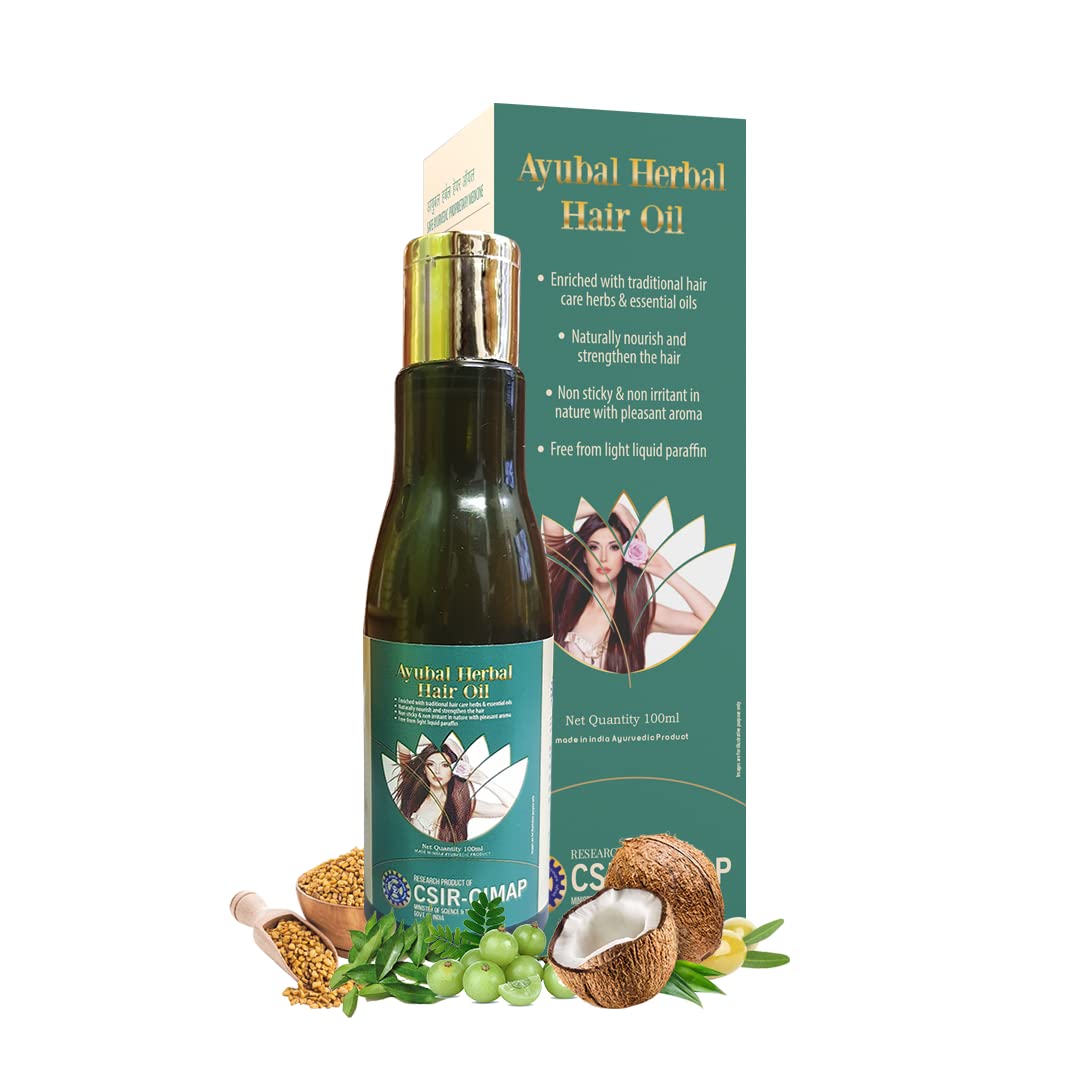 Ayubal Herbal Hair Oil Reduces Dandruff & Hairfall with The Power of
