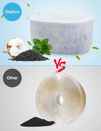 Miniatura 5 de 4 Pack Replacement Filters, 71oz/2L Pet Water Fountain, Super Quiet Cat Water Dispenser