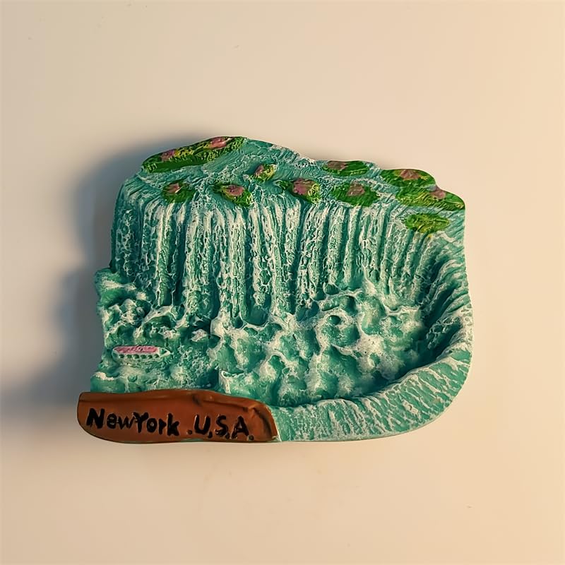 Imán decorativo refrigerador Niágara Falls 3D miniatura 1
