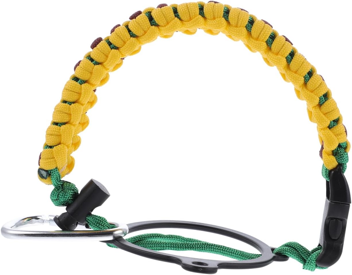 VICASKY 1Pc Multifunctional Braided Umbrella Rope Durable Sunflower Design for Outdoor Activities Wear Resistant Emergency Use for Hikers and Travelers
