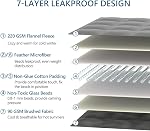 L'AGRATY Weighted Lap Blanket 5lb: Small Weighted Blanket for Adults Portable Travel - Cooling Pad for Relaxation Sleeping - Cozy Washable All-Season (29" x 24")