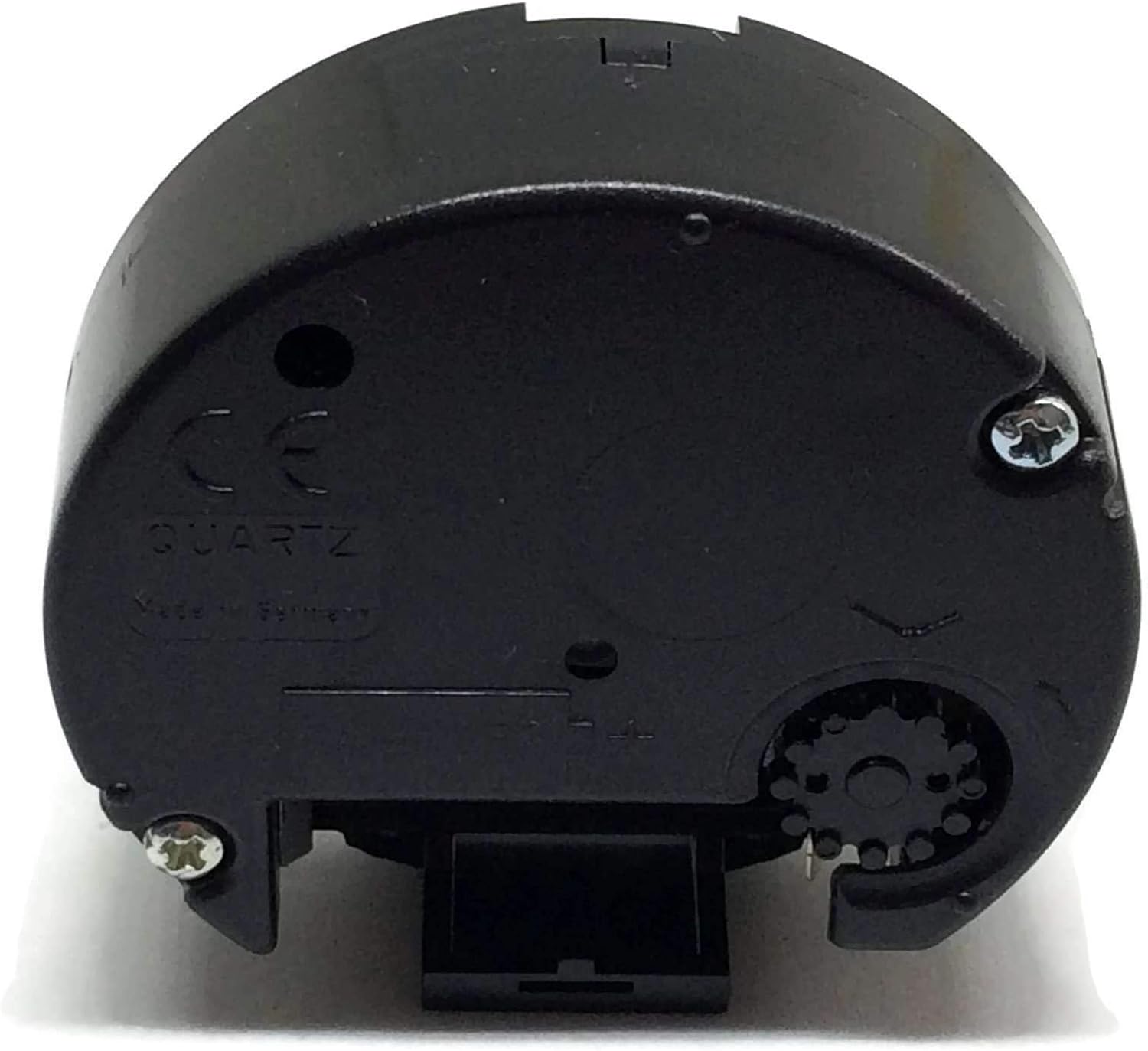 UTS German Quartz Carriage Clock Movement - Round, Black, With Accessories - View #2
