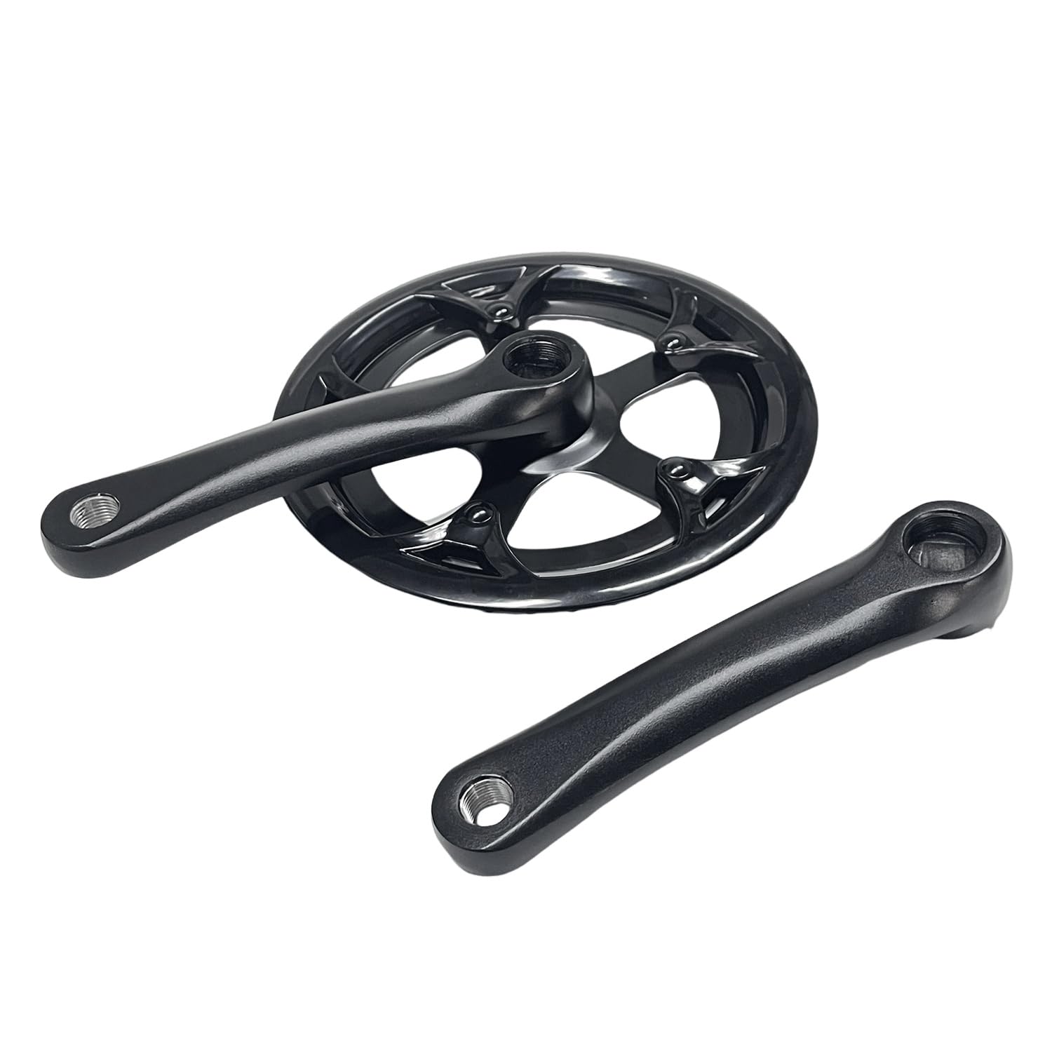 Juego de Bielas Bicicleta Foling 42T 152mm Carretera Piñón Placa Dientes Huecos
