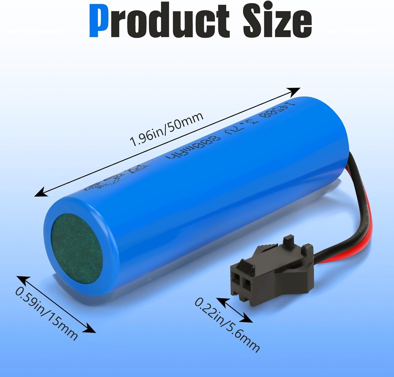 2 Pack 3.7V 800mAh Li-ion Rechargeable Batteries with 2 USB Cables, High 2.5A Discharge for RC Stunt Cars Trucks Boats, SM-2P Plug Fits DE35 DE38 TB202
