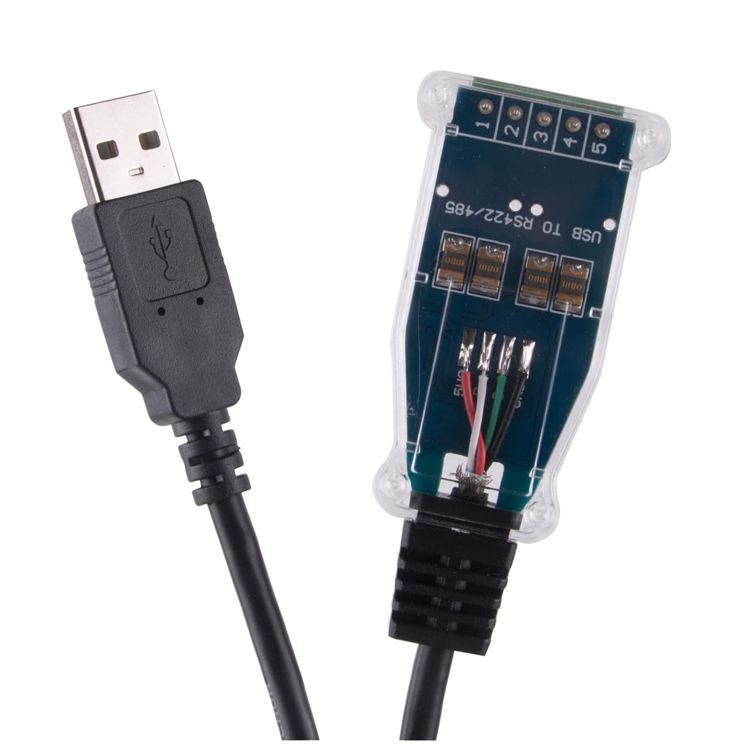 USB to RS422 RS485 Serial Adapter Converter 6Pin Terminal Block Communication Cable