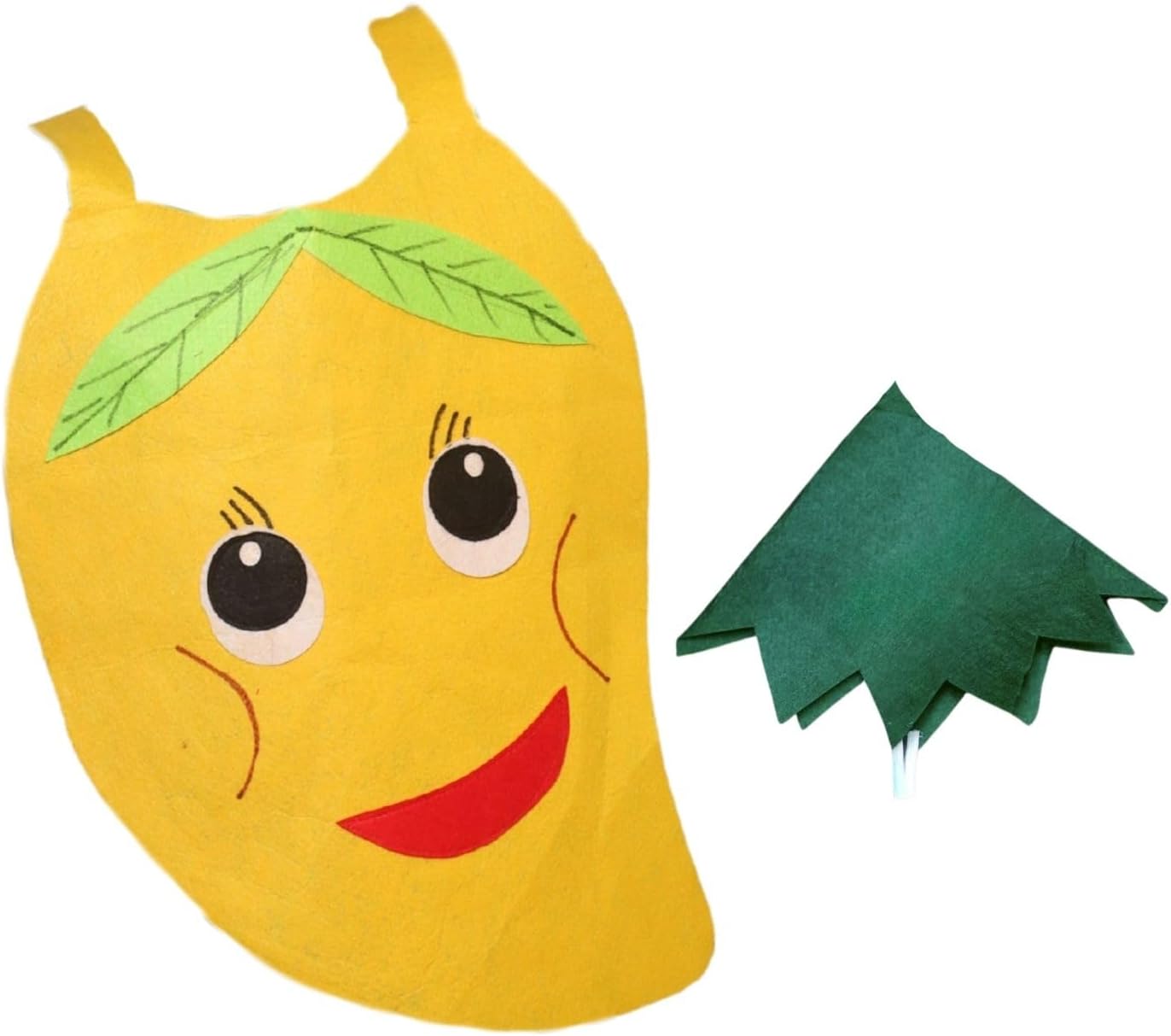 Kaku Fancy Dresses Fruit and Vegetable Costume Paper Cutout with Cap For Kids | Healthy Food Costume For Boys & Girls (Tracksuit Not Included)