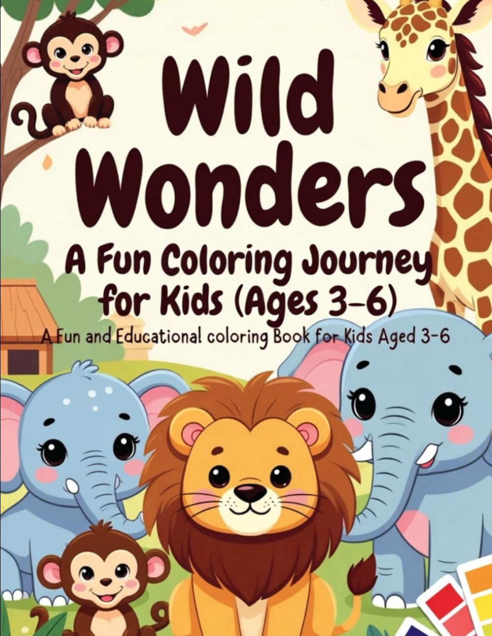 Amazing Animal Adventures: A Fun Coloring Journey for Kids (Ages 3-6): A Coloring Book Full of Fun, Adventure, and Learning!
