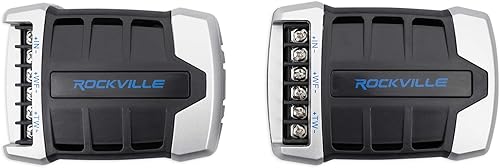 Miniatura 7 de Rockville RV68.2C 6x8 Altavoces de coche componentes, 900 W, 4 ohmios, clasificación CEA, woofer de polipropileno, envolvente de butilo, tweeter PEI