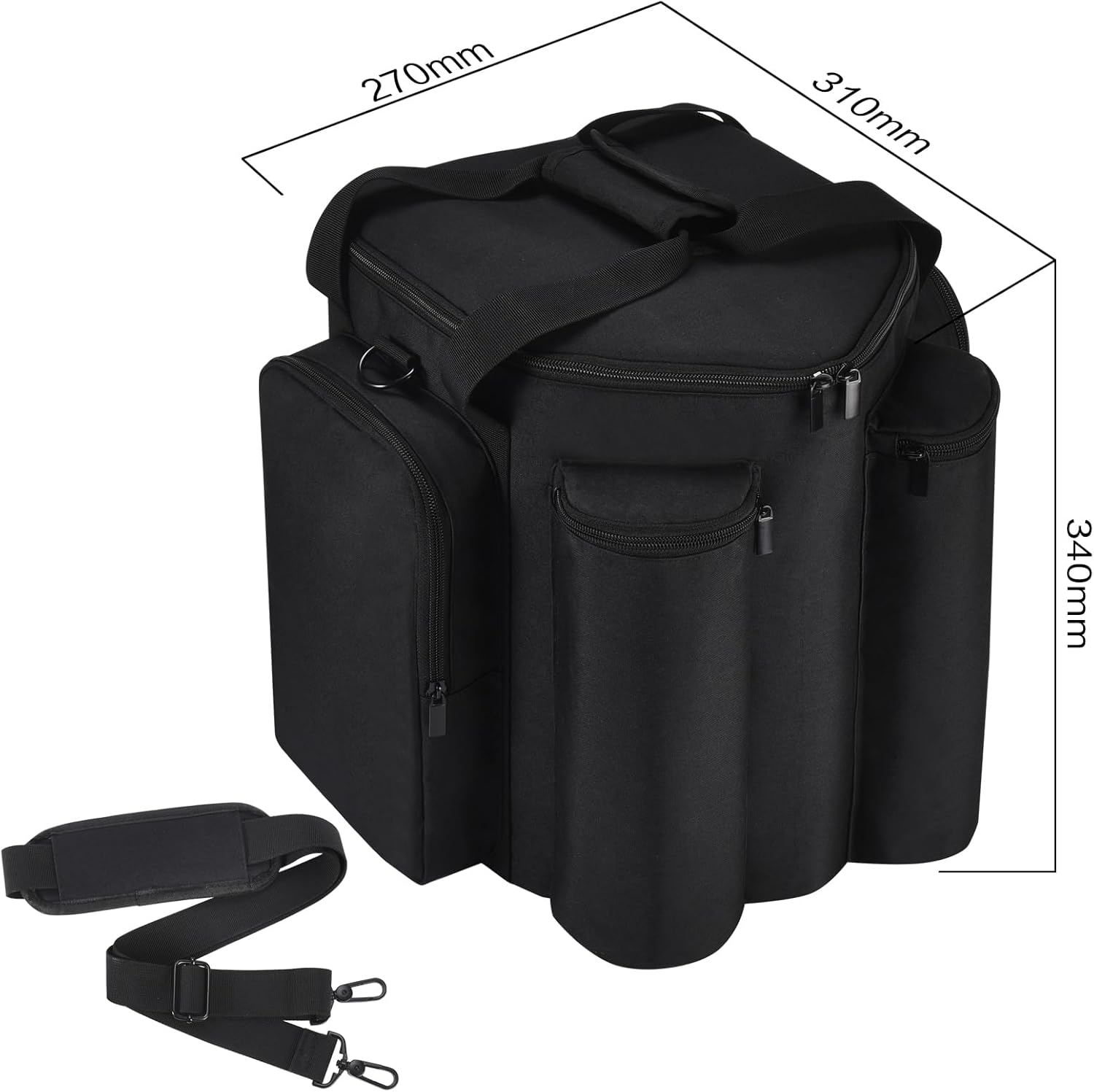 Travel Case Cover for Bose S1 Pro+,Carrying Bag Compatible with Bose S1 Pro Portable Bluetooth Speaker with Removable Shoulder Strap - Image 7