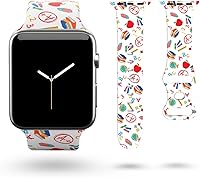 Vista 52 de Silicone Sport Watchband Compatible with Apple Watch