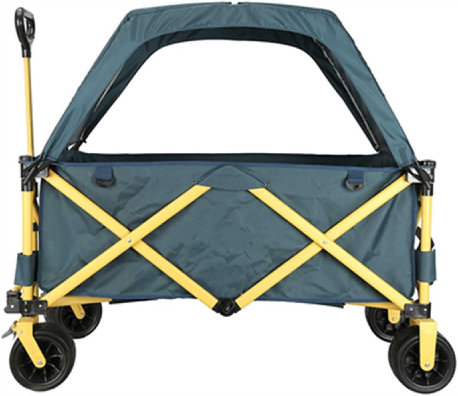 Carrello da Spiaggia Pieghevole 82L/100KG, Carrelli da Campeggio con Maniglia Regolabile e Ruote Piroettanti a 360°, Carrello a Mano giardino | Leroy Merlin