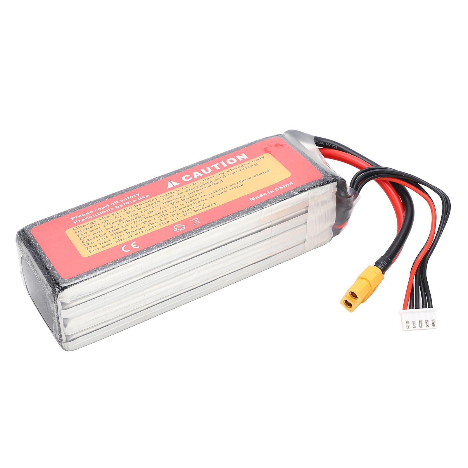 Batería de litio de larga duración 14,8 V 5000 mAh 40c para FPV Racing Drone y RC Quadcopter Máxima Energía Conversión Batería de Litio