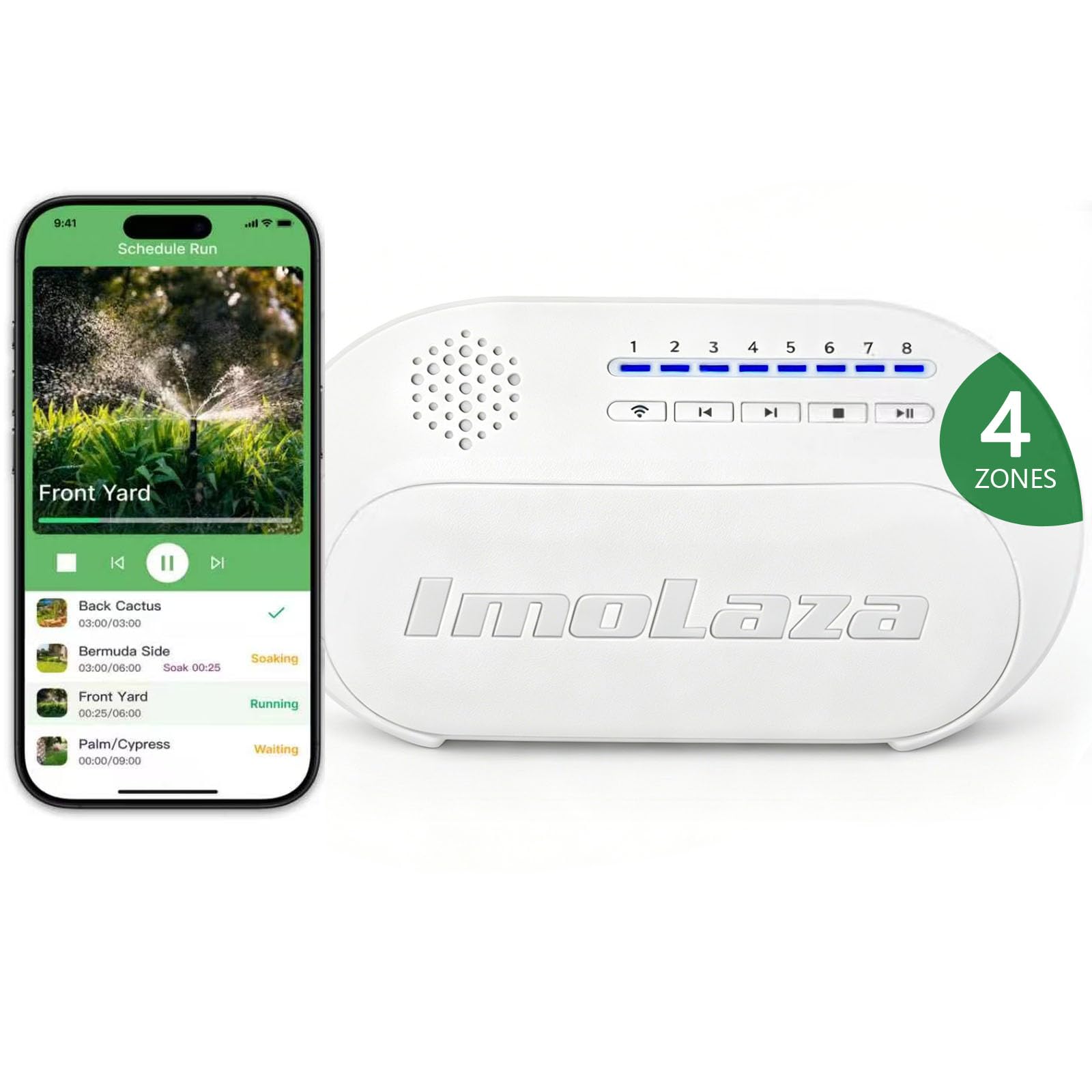 8-Zone Smart Irrigation Controller