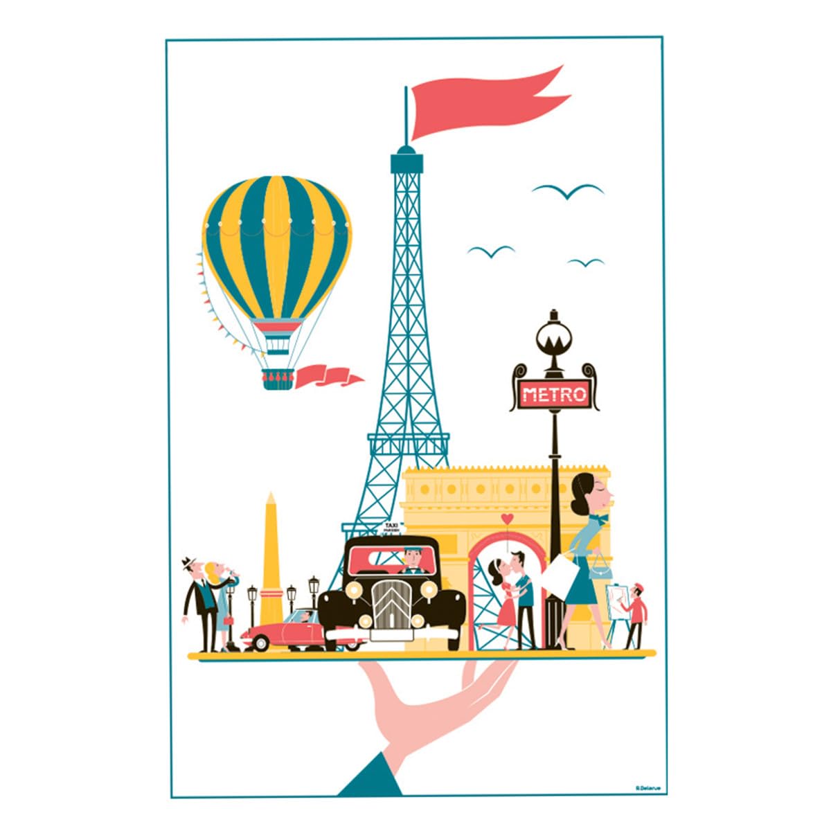 Donna Che Esamina Torre Eiffel Parigi, Francia Giovane Ragazza Turistica Un Vestito Romantico Rosso Da Borgogna Ammira La Vista Image133782490