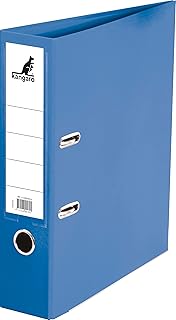 Kangaro PP Kunststoff Ordner 7,5 cm Rückenbreite DIN A4. Farbe Blau (Ringordner, Aktenordner, Briefordner), 7.5x28.5x31.5