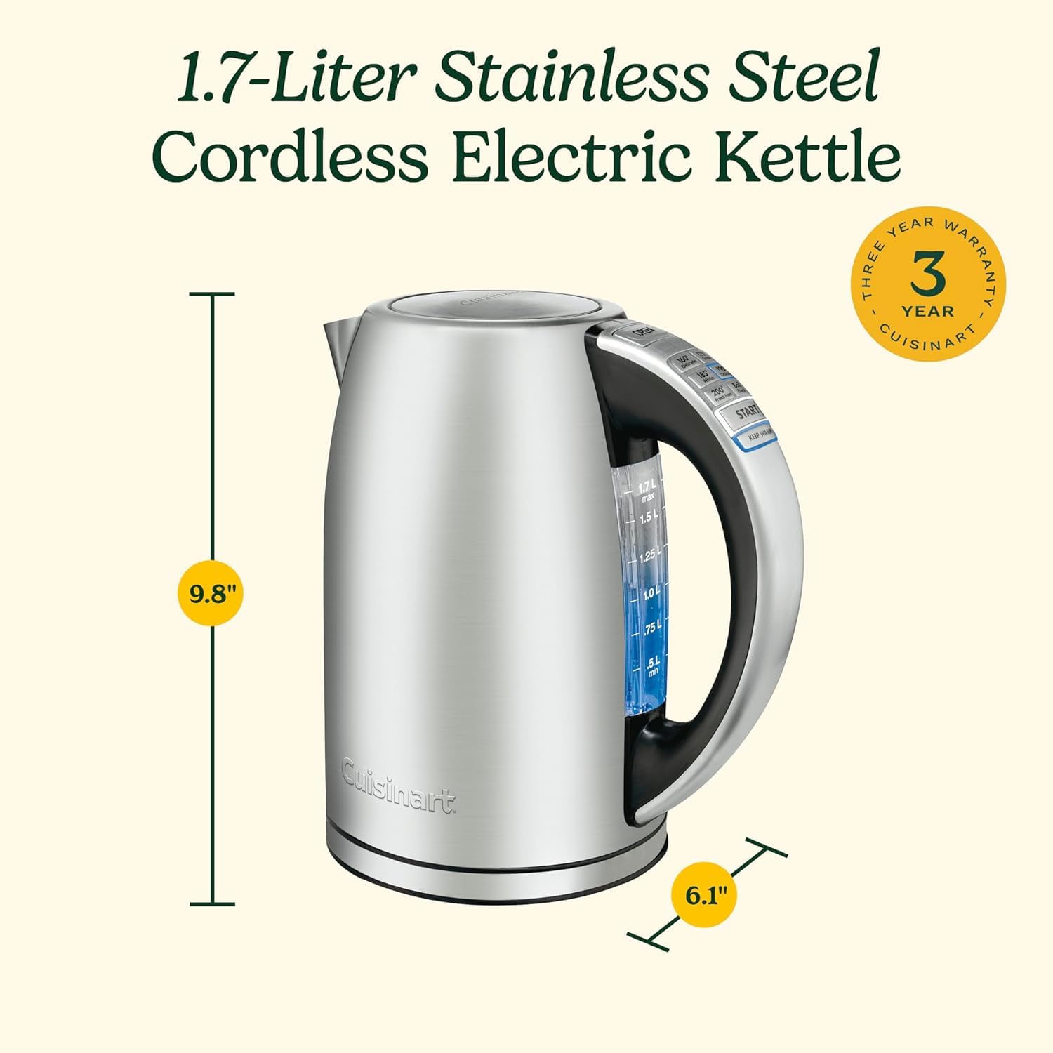 Cuisinart CPK-17 Programmable Kettle