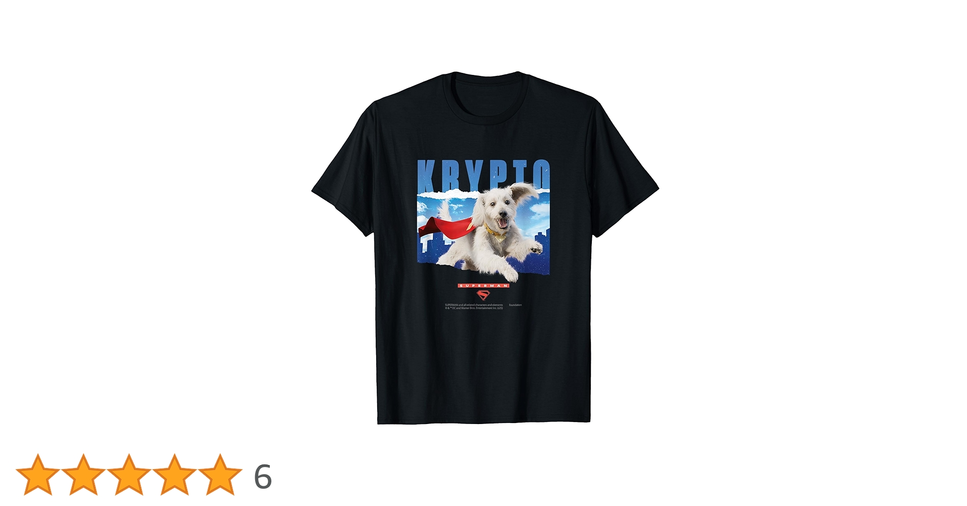 Amazon | 映画『スーパーマン』クリプト(A) Tシャツ | Tシャツ