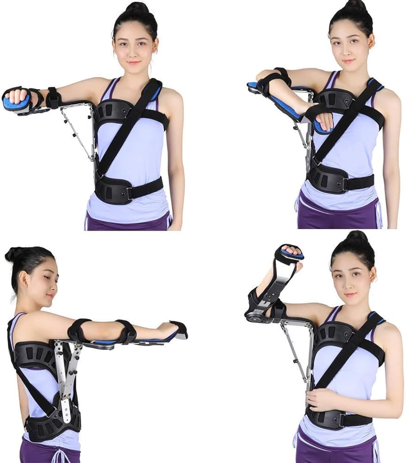 Shoulder Abduction Orthosis - Adjustable Shoulder Joint Fixed Support Shoulder Dislocation Fixed Protective Gear,Right