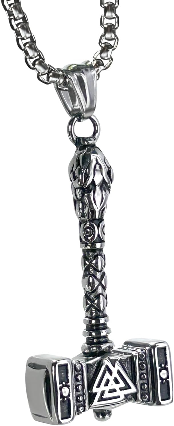 Thors Hammer Necklace for men, Norse Viking Mjolnir Jamaica Ubuy