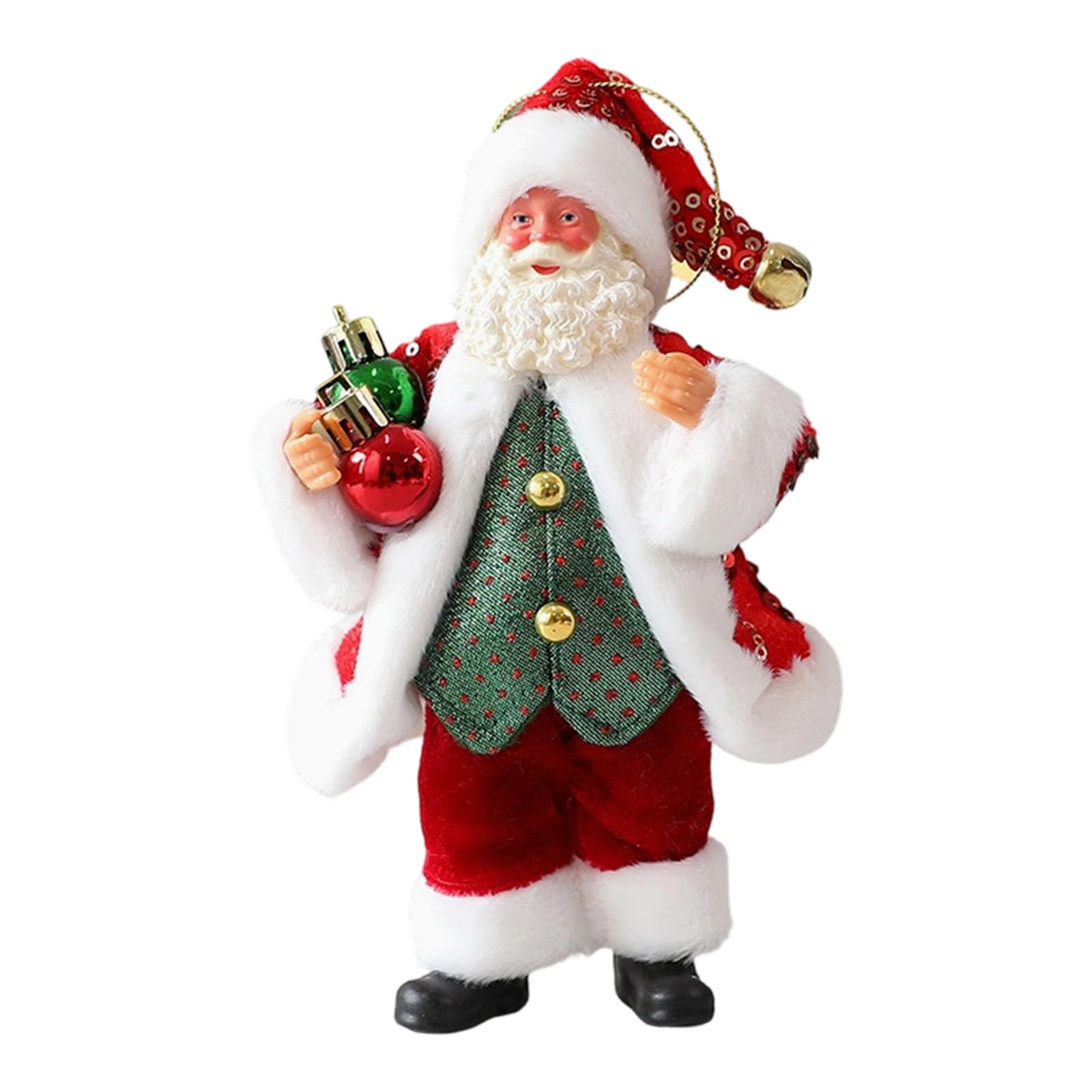 Tsophreniq Holiday Decorative Cloth Figurine Santa Decoration Safe Desktop Ornament Stylish Table Centerpieces Festival Home Decoration Cloth Ornament