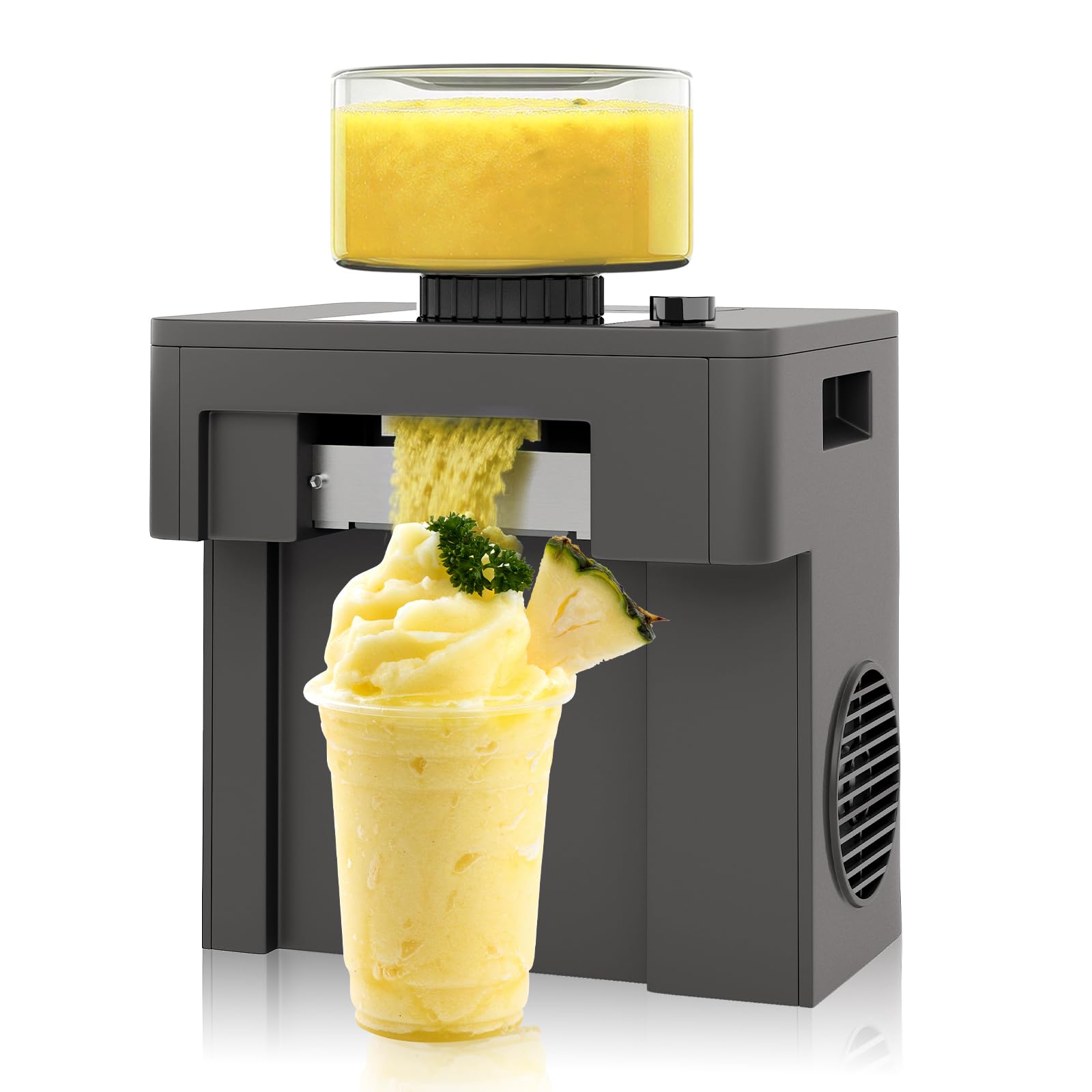 スラッシュメーカー かき氷機 ICEMAGE フローズンマシン ダークグレー Amazon.co.jp: スラッシュメーカー かき氷機 フローズンドリンク