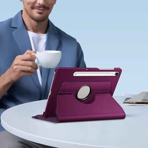 Vista 24 de Fintie Funda giratoria para Samsung Galaxy Tab S10 Lite/S10 FE/ S9 FE 5G 10.9 pulgadas/Tab S9 11 pulgadas con soporte para bolígrafo S, cubierta