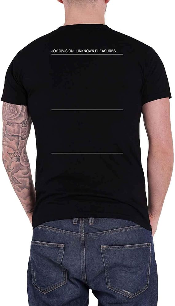 Joy Division Men's T-Shirt Unknown Pleasures Black