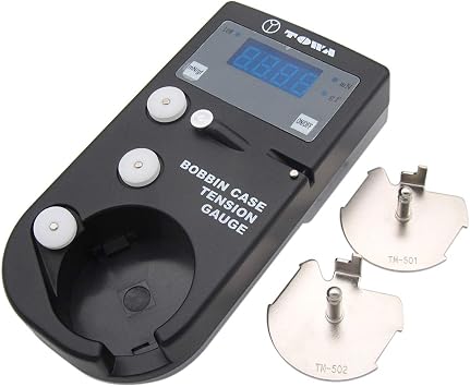 CKPSMS Brand - TOWA Digital Bobbin Case Tension Gauge Compare to TM-1 L-Style/TM-3 M- Style DTM-A1+TM-501+TM-502