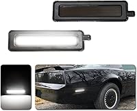 Vista 8 de para 1982-1992 Pontiac Firebird, 1982-1992 Chevy Camaro Luz de Marcador Lateral del Parachoques Delantero, Señal de Giro, Luz LED Ámbar, Lente