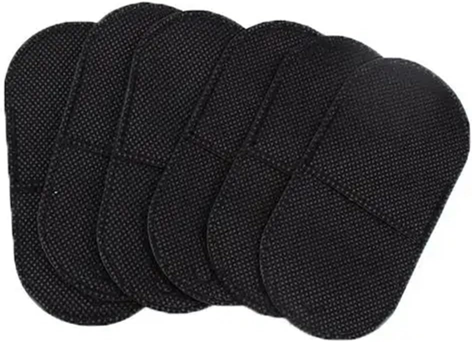 Eye Patch 6pcs Solid Color Reusable Non-Woven Eye Patch Eyeglasses Patches for Glasses(Black)