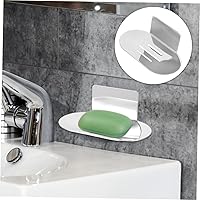 Vista 7 de 2 piezas de estuche de esponja platos de cepillo de drenaje recipientes para taladro montado jabón hogar contador drenaje ducha Punch sin estante