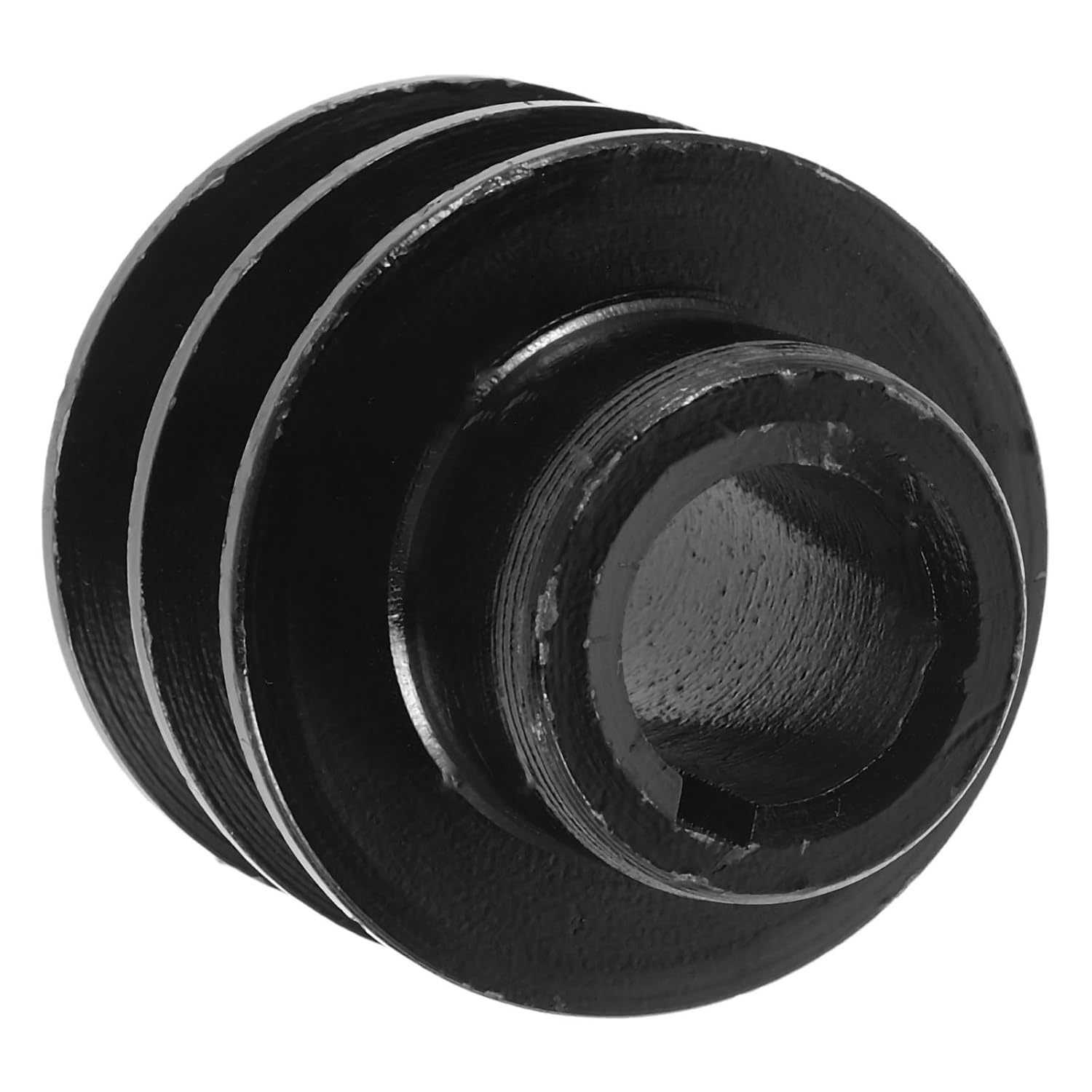 Double Slot Pulley 20mm Shaft Fixed Mechanical Rope Pulley Heavy Duty V-Belt Sheave for Industrial Lifting and Power Transmission