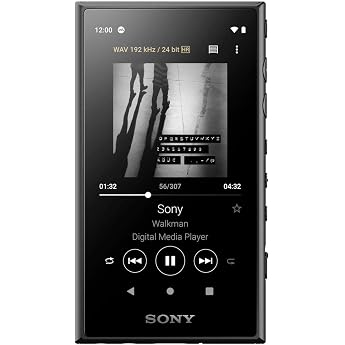 Sony NW-A105 BM Walkman 16GB A Series NW-A105: متوافق مع الدقة العالية، مشغل MP3، بلوتوث، متوافق مع Android، MicroSD