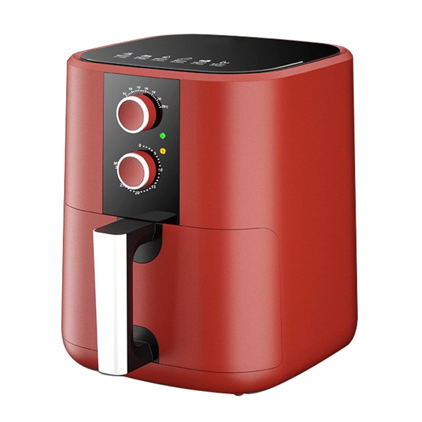 Freidora de aire de 5 litros de gran capacidad, sin aceite, reduce la grasa, multicocina multifuncional para una cocina saludable, fácil de usar, perfecta para comidas familiares