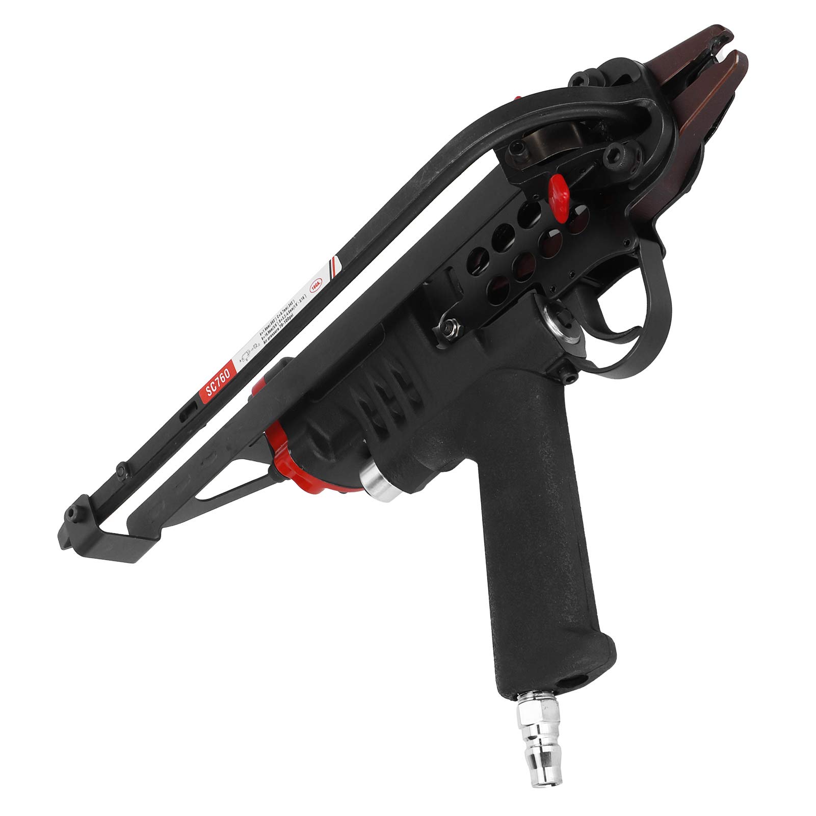 Herramienta neumática para clavos con anillo en C, pistolas de clavos neumáticas, alicates para gallinero tipo C, herramienta para hacer jaulas para cercas de jaulas y granjas