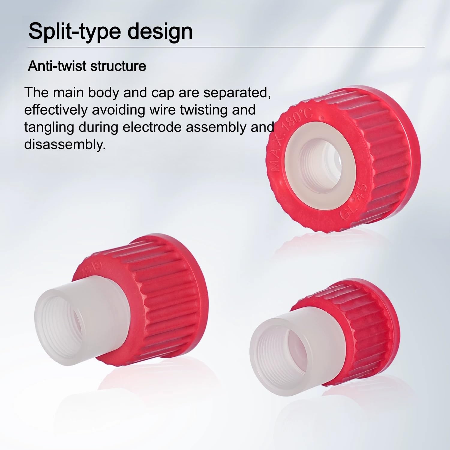 PH Electrode Sampling Cover, for Reagent Bottle Connector, 1pc