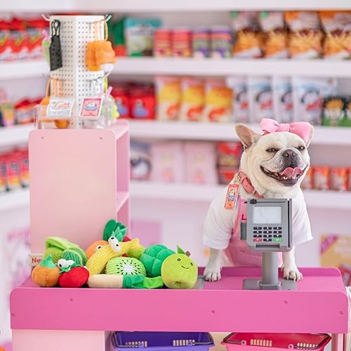 Miniatura 2 de Nocciola Paquete de 15 juguetes crujientes para perros, juguetes para perros pequeños para masticadores agresivos, juguetes de peluche para perros