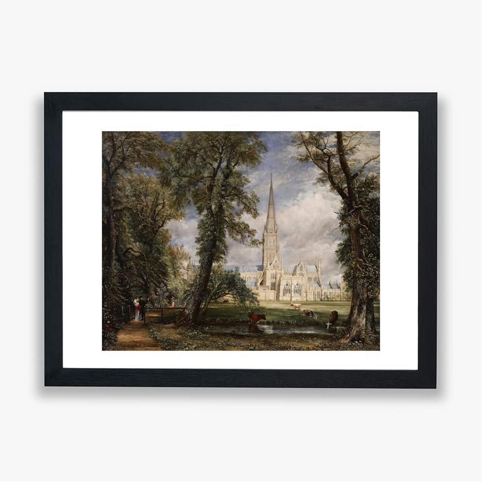 Cathédrale de Salisbury poster giclée pour une décoration d'intérieur élégante au salon