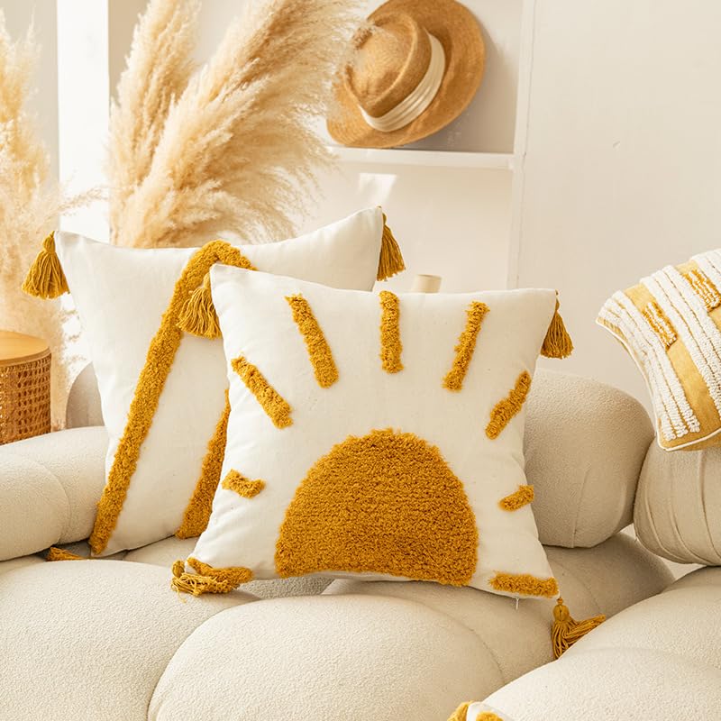 Housses de coussin décoratives géométriques taie d'oreiller Boho - 4