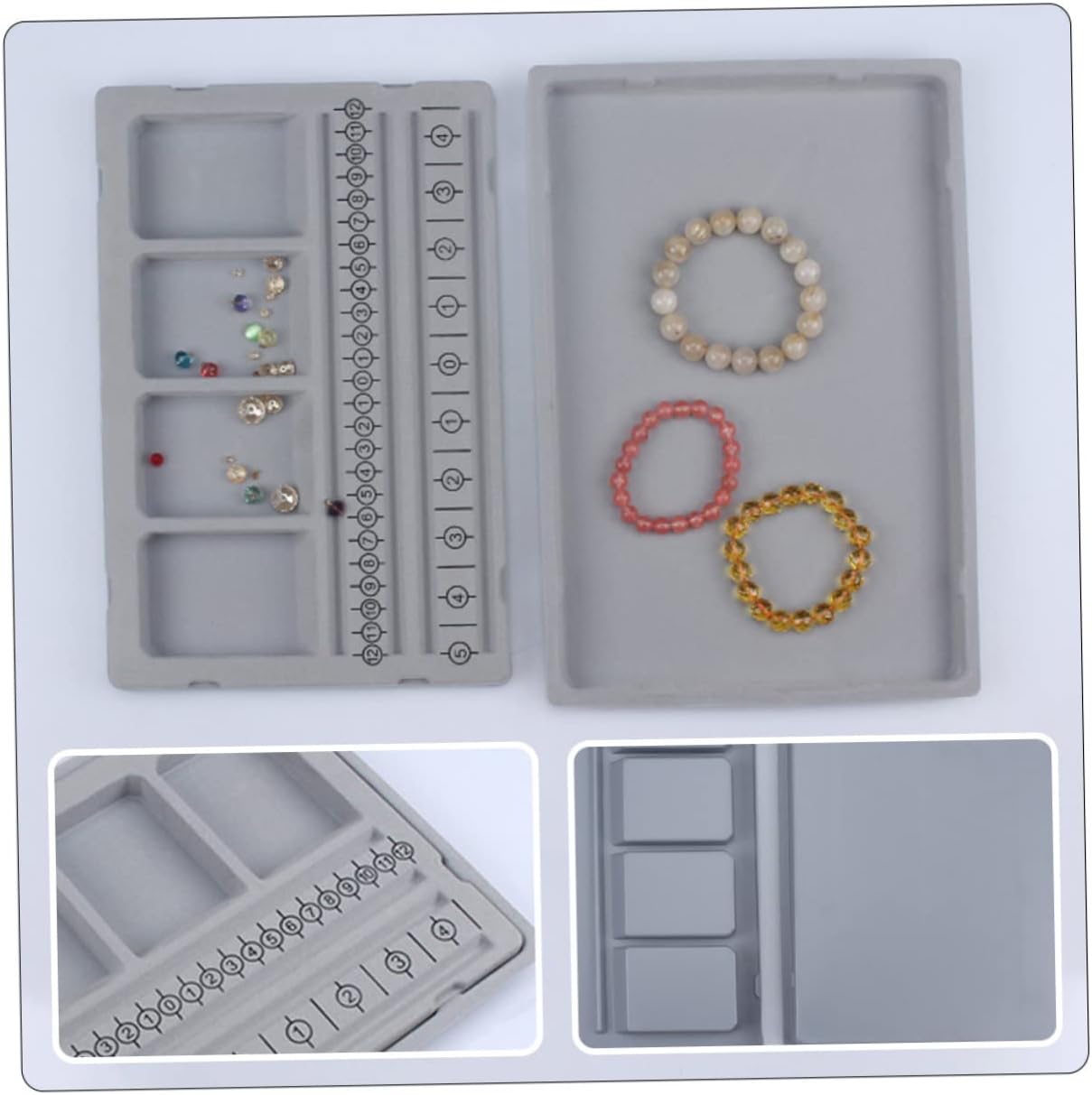 Diy Jewelry Beading Board for Necklace and Bracelet Design Durable Tray for Bead Arrangement and Crafting Tool for Jewelry Making and Craft Enthusiasts