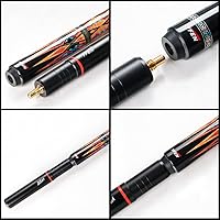 Vista 8 de CRICAL Taco de piscina de fibra de carbono 0.465 in/0.492 in Tecnología Billar con baja desviación Palo de piscina profesional