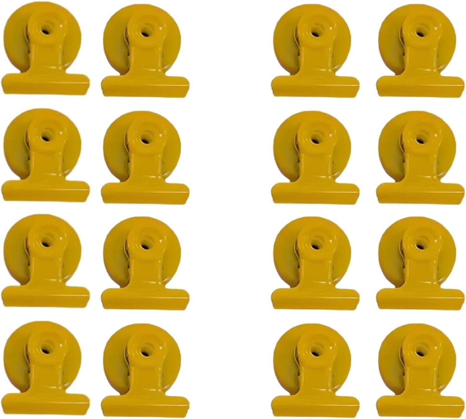 4/16pcs Magnetic Clips Heavy Duty Refrigerator Whiteboard Space-Saving Clip Set for Kitchen Office Photo Displays Holder Decor(Rose Gold)