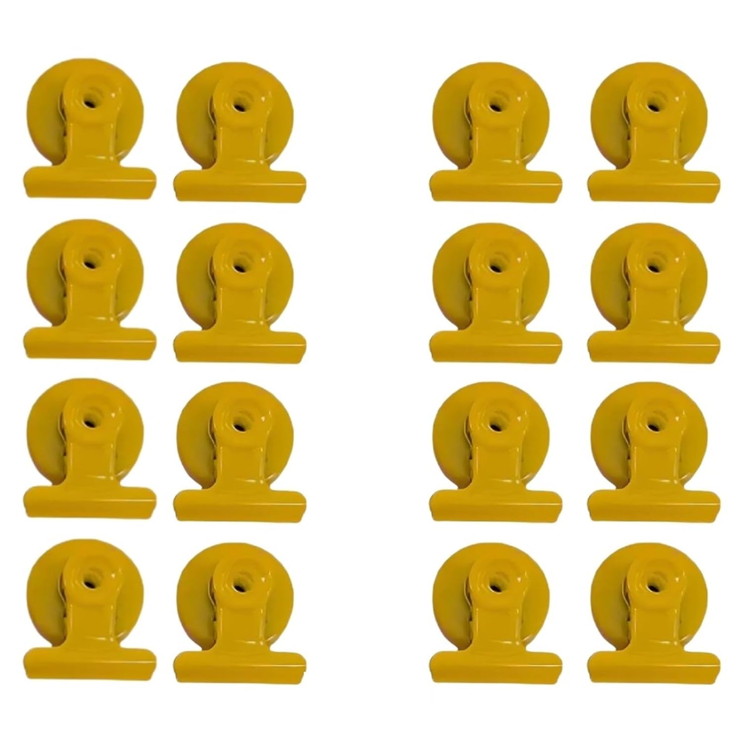 4/16pcs Magnetic Clips Heavy Duty Refrigerator Whiteboard Space-Saving Clip Set for Kitchen Office Photo Displays Holder Decor(Rose Gold)